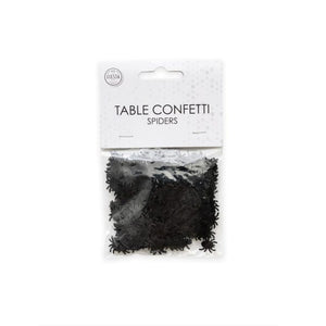 TABLE CONFETTI BLACK SPIDERS – 14 GRAMS