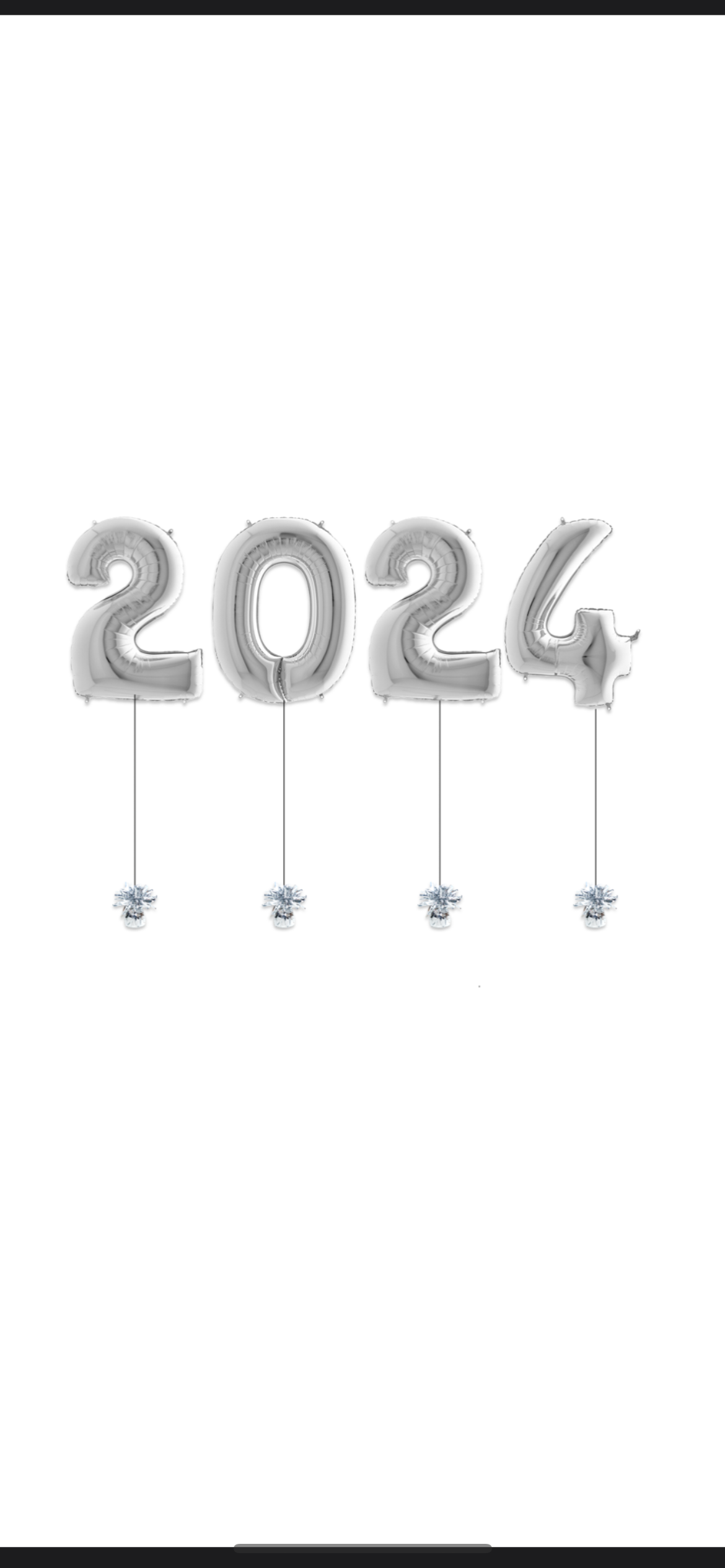 Foliesiffror Nyår 2025