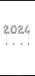 Foliesiffror Nyår 2024