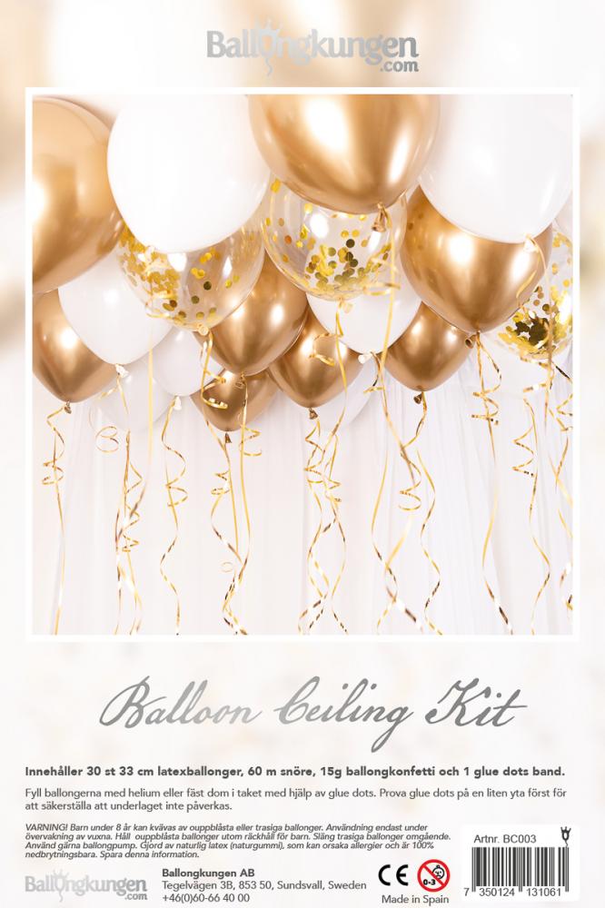 Ballong Kit Guld/Chrome