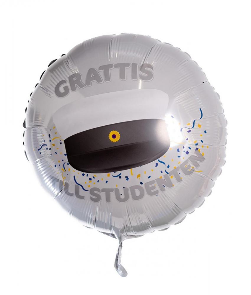 Folieballong - Grattis Till Studenten 53 cm