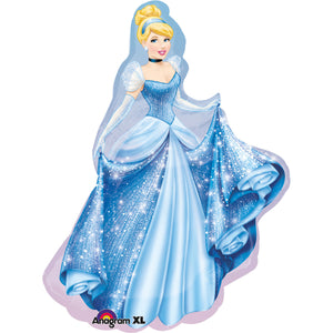 SuperShape Cinderella Foil Balloon P38 Packaged 71 x 84 cm