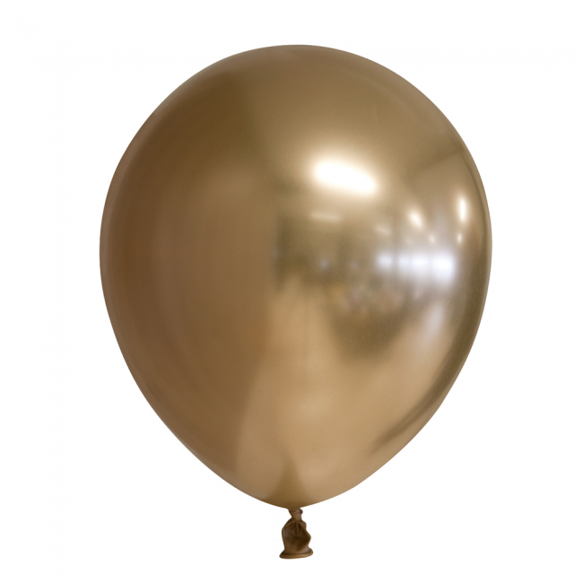 Chrome / Mirror balloons, 30cm - gold