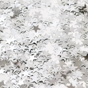 TABLE CONFETTI 14 GRAMS – SILVER STARS