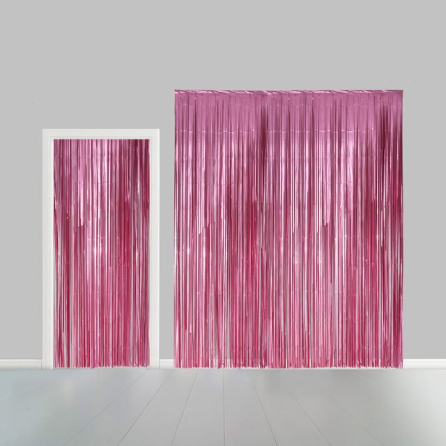 PARTYCURTAIN 100X240CM FLAME RETARDENT  PINK