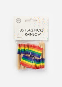 50 FLAG PICKS RAINBOW