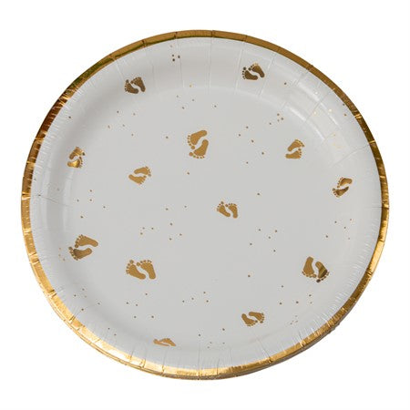 PAPER PLATE FEET 23 CM 8-P
