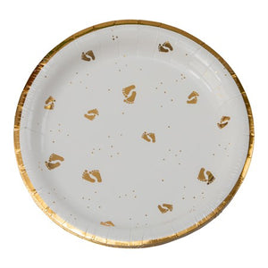 PAPER PLATE FEET 23 CM 8-P