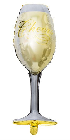 FOIL BALLOON WINE GLASS