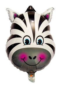 FOIL BALLOON ZEBRA