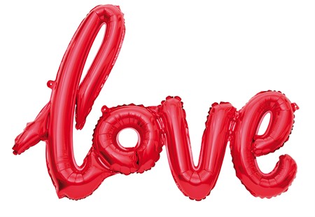 FOIL BALLOON TEXT LOVE