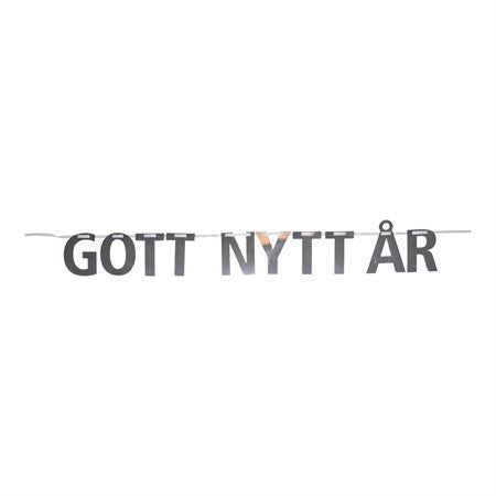 BANNER GOTT NYTT ÅR SILVER