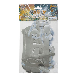 BANNER HAPPY NEW YEAR SILVER