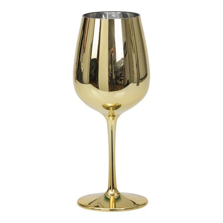 WINE GLASS GOLD