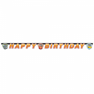 "Happy Birthday" Die-cut Banner - Cars 3