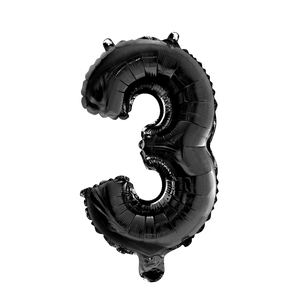 Foilballoon No. 3, 16" - black