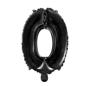 Foilballoon No. 0, 16" - black