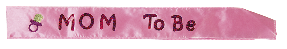 SASH MOM TO BE PINK