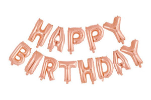 FOILBALLOON WORD 16″ ‘HAPPY BIRTHDAY’ ROSE GOLD