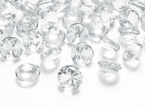 Diamond confetti, colourless, 20mm (1 pkt / 10 pc.)