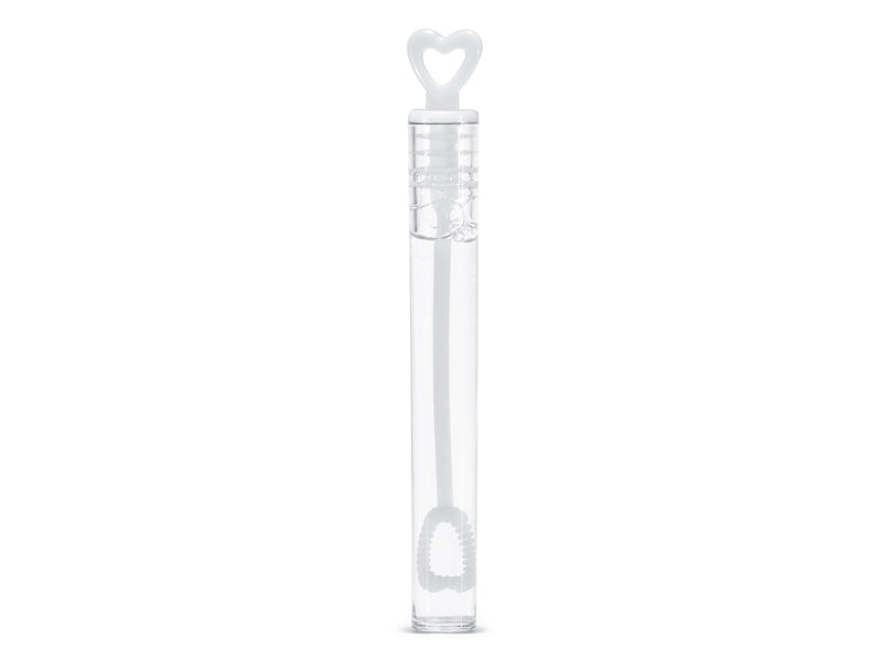 Soap bubbles Heart, white (1 pkt / 48 pc.)
