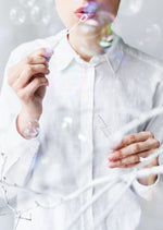 Ladda upp bild till gallerivisning, Soap bubbles Heart, white (1 pkt / 48 pc.)
