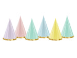 Ladda upp bild till gallerivisning, Party hats Yummy, mix, 16cm (1 pkt / 6 pc.)
