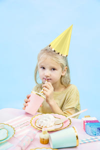 Party hats Yummy, mix, 16cm (1 pkt / 6 pc.)