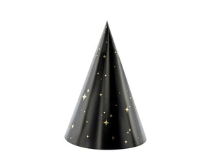 Party hats Happy New Year , 16cm (1 pkt / 6 pc.)