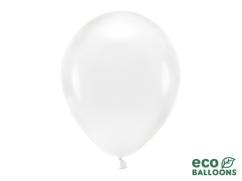 Eco Balloons 30cm, crystal clear (1 pkt / 10 pc.)
