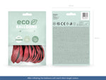 Ladda upp bild till gallerivisning, Eco Balloons 30cm metallic, red (1 pkt / 10 pc.)
