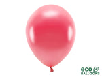 Ladda upp bild till gallerivisning, Eco Balloons 30cm metallic, light red (1 pkt / 10 pc.)
