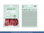 Ladda upp bild till gallerivisning, Eco Balloons 30cm metallic, light red (1 pkt / 10 pc.)
