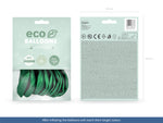 Ladda upp bild till gallerivisning, Eco Balloons 30cm metallic, green (1 pkt / 10 pc.)
