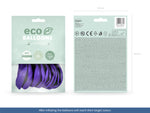 Ladda upp bild till gallerivisning, Eco Balloons 30cm metallic, violet (1 pkt / 10 pc.)
