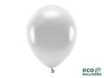 Ladda upp bild till gallerivisning, Eco Balloons 30cm metallic, silver (1 pkt / 10 pc.)
