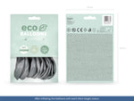 Ladda upp bild till gallerivisning, Eco Balloons 30cm metallic, silver (1 pkt / 10 pc.)
