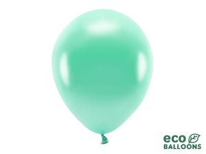 Eco Balloons 30cm metallic, dark mint (1 pkt / 10 pc.)