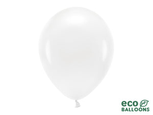 Eco Balloons 30cm pastel, white (1 pkt / 10 pc.)