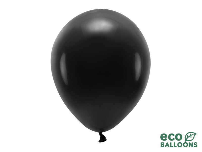 Eco Balloons 30cm pastel, black (1 pkt / 10 pc.)