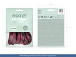 Ladda upp bild till gallerivisning, Eco Balloons 30cm pastel, deep red (1 pkt / 10 pc.)
