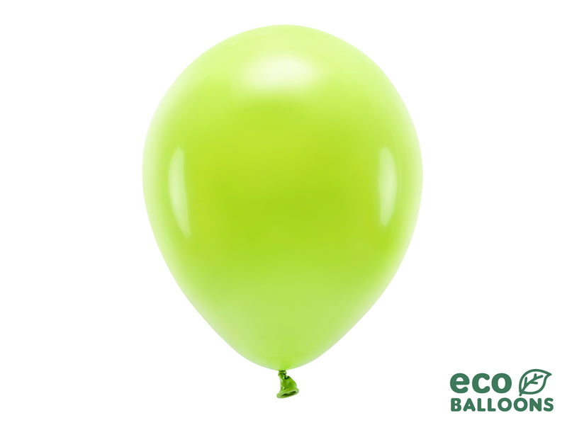 Eco Balloons 30cm pastel, green apple (1 pkt / 10 pc.)