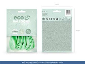 Eco Balloons 30cm pastel, mint (1 pkt / 10 pc.)