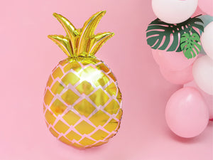 Foil balloon Pineapple, gold, 38x63cm