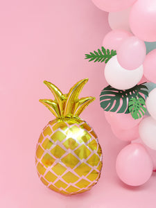 Foil balloon Pineapple, gold, 38x63cm