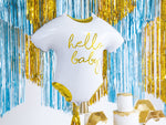 Ladda upp bild till gallerivisning, Foil balloon Baby romper - Hello Baby, 51x45cm, white
