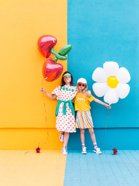 Foil balloon Cherry, 88x73cm, mix