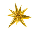 Ladda upp bild till gallerivisning, Foil balloon Star 3D, 95cm, gold
