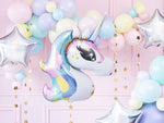 Ladda upp bild till gallerivisning, Foil balloon Unicorn, 73x90cm, mix
