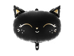 Ladda upp bild till gallerivisning, Foil Balloon Cat, 48x36cm, black
